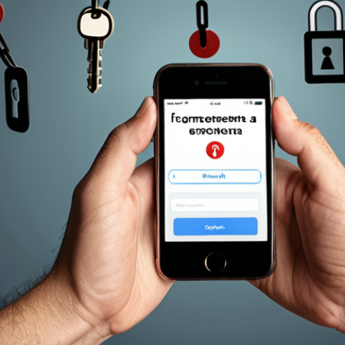 Home 4 **
Prompt: A person looking stressed and frustrated, holding a smartphone in one hand and a physical key in the other. The smartphone displays a "forgotten device" error message. Background: multiple locked accounts icons. The image should convey the frustration of being locked out due to device dependence. Style: Realistic, slightly desaturated colors.
**