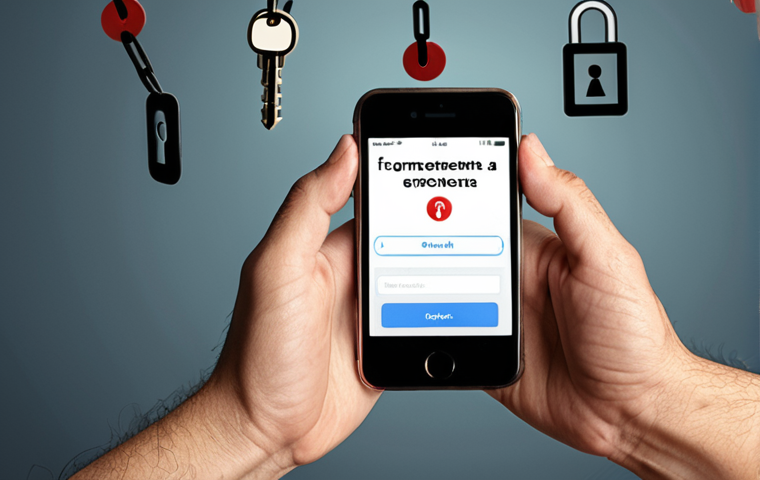 **
Prompt: A person looking stressed and frustrated, holding a smartphone in one hand and a physical key in the other. The smartphone displays a "forgotten device" error message. Background: multiple locked accounts icons. The image should convey the frustration of being locked out due to device dependence. Style: Realistic, slightly desaturated colors.
**